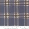 Fabric Moda Indigo Window Pane Plaid Prairie Gatherings Flannels by the Quarter Yard 49313-16F